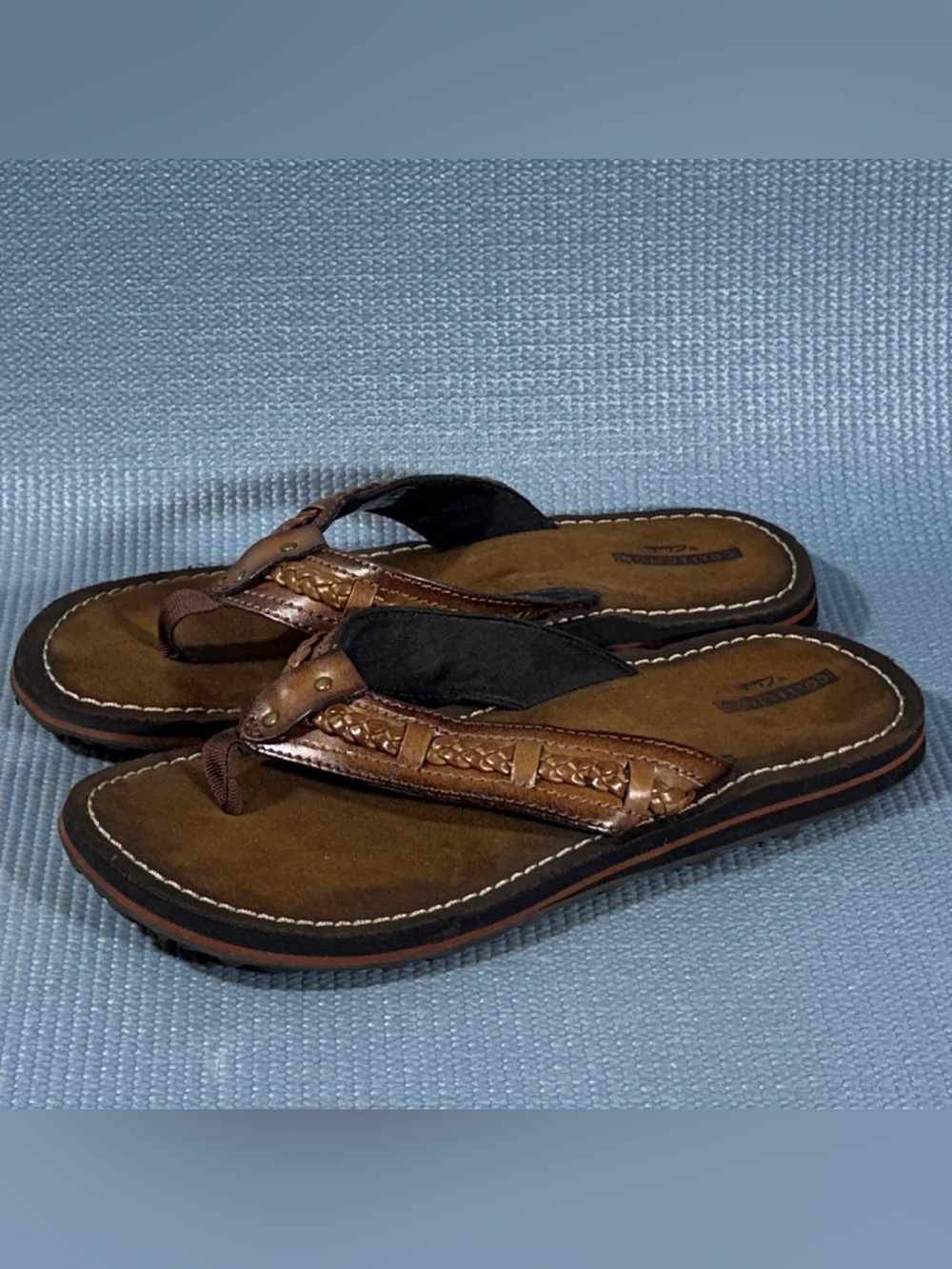 Clarks Women's Fenner Nerice Flip-Flop Sandals Size 8